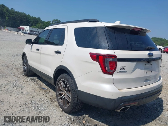 2017 Ford Explorer Sport z VIN 1FM5K8GT6HGB49395, wystawiony jako IAAI lot #42576336 z przebiegiem 88 314 mil mil oraz . Historia ofert i sprzedaży dostępna na DreamBid. Obrazek 3.