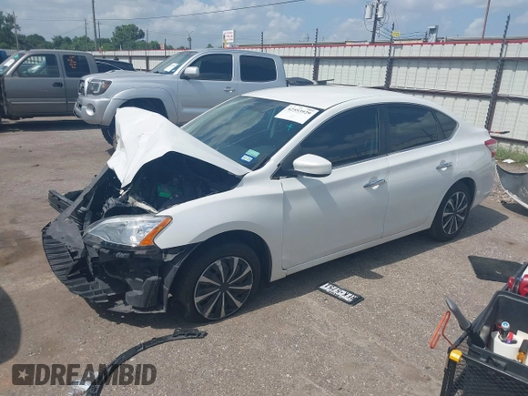 2014 Nissan Sentra SV with VIN 3N1AB7AP6EY327795, listed as a IAAI auction lot 42553929 with 126,138 mi miles and . Bid and sale history available at DreamBid. Image 18.