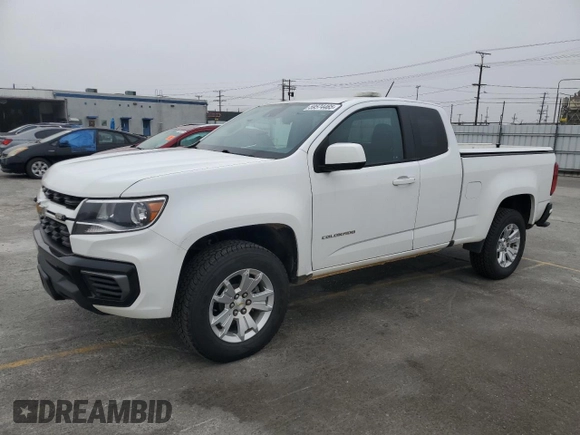 2022 Chevrolet Colorado 2WD LT with VIN 1GCHSCEAXN1116727, listed as a Copart auction lot 59574465 with 77,265 mi miles and Clean title. Bid and sale history available at DreamBid. Image 1.