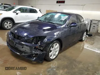 2007 Lexus IS 250 with VIN JTHCK262X72011984, listed as a Copart auction lot 49838995 with 129,005 mi miles and Salvage Title. Bid and sale history available at carsss.com. Image 1.