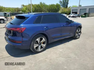 2022 Audi e-tron Premium Plus z VIN WA1LAAGE8NB019712, wystawiony jako Copart lot #57022545 z przebiegiem 27 718 mil mil oraz Szkody całkowita. Historia ofert i sprzedaży dostępna na DreamBid. Obrazek 3.
