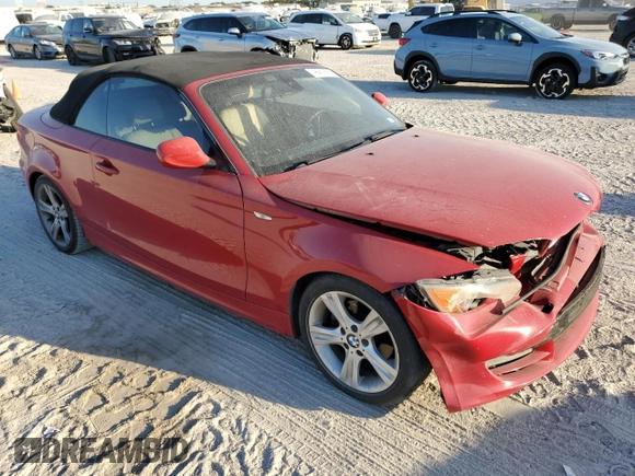 2010 BMW 1 Series 128i with VIN WBAUL7C5XAVJ77407, listed as a Copart auction lot 75903634 with 127,619 mi miles and Salvage title. Bid and sale history available at DreamBid. Image 4.