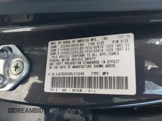 2014 Acura RDX with VIN 5J8TB3H34EL012246, listed as a IAAI auction lot 41755295 with 176,371 mi miles and . Bid and sale history available at DreamBid. Image 9.