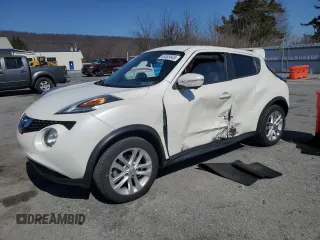 2015 Nissan Juke SL z VIN JN8AF5MV2FT555808, wystawiony jako Copart lot #48483645 z przebiegiem 46 413 mil mil oraz Szkody całkowita. Historia ofert i sprzedaży dostępna na DreamBid. Obrazek 1.