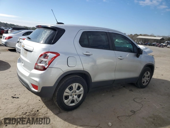 2019 Chevrolet Trax LS with VIN 3GNCJKSB7KL123943, listed as a Copart auction lot 46441505 with 182,707 mi miles and Salvage Title. Bid and sale history available at carsss.com. Image 3.