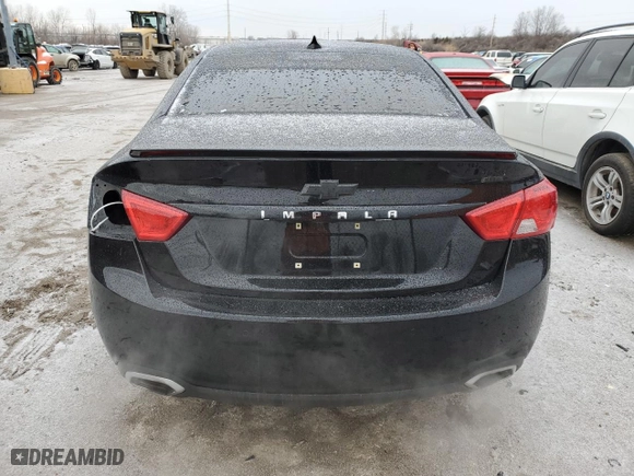 2018 Chevrolet Impala Premier with VIN 2G1125S33J9127022, listed as a Copart auction lot 44958275 with 128,327 mi miles and Salvage Title. Bid and sale history available at carsss.com. Image 6.