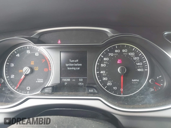 2014 Audi A4 Prestige z VIN WAUKFAFL5EN006561, wystawiony jako IAAI lot #42046311 z przebiegiem 158 288 mil mil oraz . Historia ofert i sprzedaży dostępna na DreamBid. Obrazek 7.