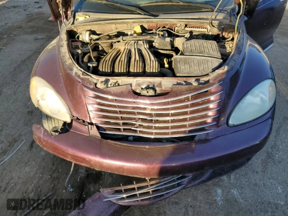 2003 Chrysler PT Cruiser Touring with VIN 3C4FY58B63T587236, listed as a Copart auction lot 77366574 with 109,617 mi miles and Salvage Title. Bid and sale history available at DreamBid. Image 12.