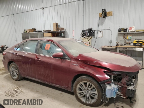 2017 Toyota Camry Hybrid LE with VIN 4T1BD1FK0HU213655, listed as a Copart auction lot 87652035 with 0 mi miles and Salvage Title. Bid and sale history available at carsss.com. Image 4.