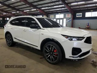 2023 Acura MDX Type S w/Advance Package with VIN 5J8YD8H88PL000130, listed as a Copart auction lot 48177585 with 37,861 mi miles and Salvage Title. Bid and sale history available at carsss.com. Image 4.