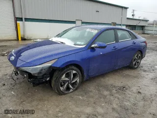 2023 Hyundai Elantra SEL with VIN KMHLS4AG3PU615456, listed as a Copart auction lot 53288145 with 60,185 mi miles and Salvage Title. Bid and sale history available at carsss.com. Image 1.
