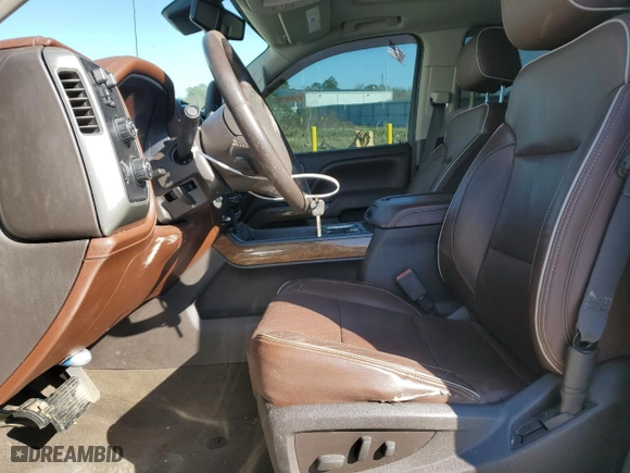 2015 Chevrolet Silverado 1500 High Country with VIN 3GCUKTEC1FG291368, listed as a Copart auction lot 46136555 with 111,729 mi miles and Salvage Title. Bid and sale history available at carsss.com. Image 7.