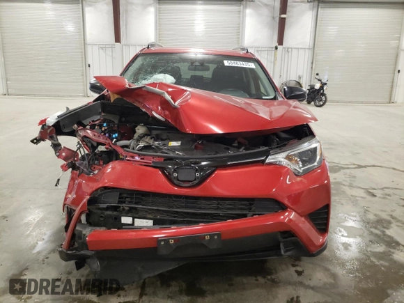 2017 Toyota RAV4 LE with VIN JTMBFREV2HJ162184, listed as a Copart auction lot 58483435 with 80,692 mi miles and Salvage title. Bid and sale history available at DreamBid. Image 5.