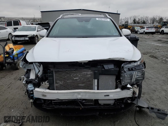 2022 Hyundai Santa Fe Calligraphy with VIN 5NMS54AL8NH394073, listed as a Copart auction lot 42601245 with 26,207 mi miles and Salvage Title. Bid and sale history available at carsss.com. Image 5.