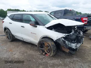 2023 Chevrolet Blazer LT z VIN 3GNKBCR43PS113963, wystawiony jako IAAI lot #42382143 z przebiegiem 21 122 mil mil oraz . Historia ofert i sprzedaży dostępna na DreamBid. Obrazek 1.