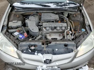 2005 Honda Civic VP with VIN 2HGES16345H018660, listed as a Copart auction lot 53133145 with 70,790 mi miles and Clean Title. Bid and sale history available at DreamBid. Image 11.