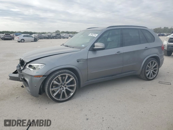 2013 BMW X5 M with VIN 5YMGY0C55D0C11953, listed as a Copart auction lot 72042214 with 72,407 mi miles and Salvage Title. Bid and sale history available at carsss.com. Image 1.