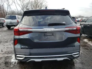 2023 Kia Seltos S with VIN KNDEU2AA7P7351843, listed as a Copart auction lot 83433154 with 38,576 mi miles and Salvage title. Bid and sale history available at DreamBid. Image 6.