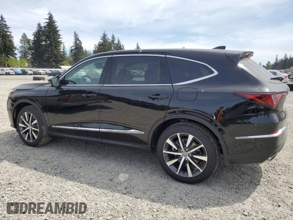 2025 Acura MDX Technology с VIN 5J8YE1H47SL006317, выставлен на аукционе Copart как лот 55786755 с пробегом 262 миль миль и Списание • Salvage title. История ставок и продаж доступна на DreamBid. Изображение 2.