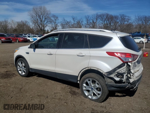 2015 Ford Escape Titanium with VIN 1FMCU9J92FUB42527, listed as a Copart auction lot 49603785 with 181,429 mi miles and Salvage Title. Bid and sale history available at carsss.com. Image 2.