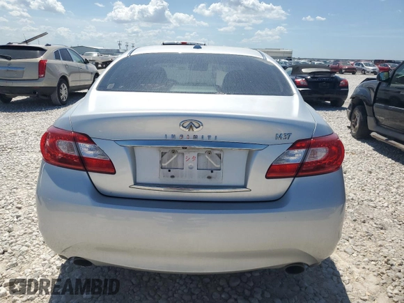 2011 Infiniti M37 with VIN JN1BY1AP7BM324886, listed as a Copart auction lot 63787144 with 186,400 mi miles and Salvage Title. Bid and sale history available at carsss.com. Image 6.