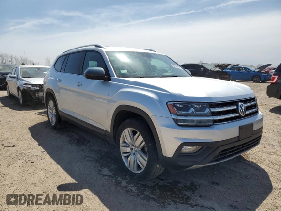 2019 Volkswagen Atlas SE with VIN 1V2WR2CA8KC509852, listed as a Copart auction lot 52941235 with 52,816 mi miles and Salvage title. Bid and sale history available at DreamBid. Image 4.