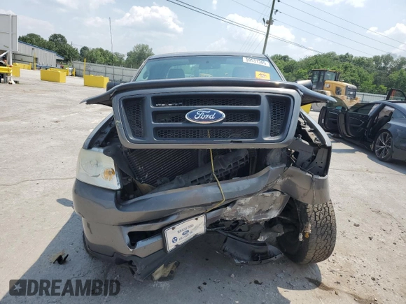 2008 Ford F-150 STX with VIN 1FTRX14W88FB22993, listed as a Copart auction lot 59531365 with 248,580 mi miles and Salvage title. Bid and sale history available at DreamBid. Image 5.