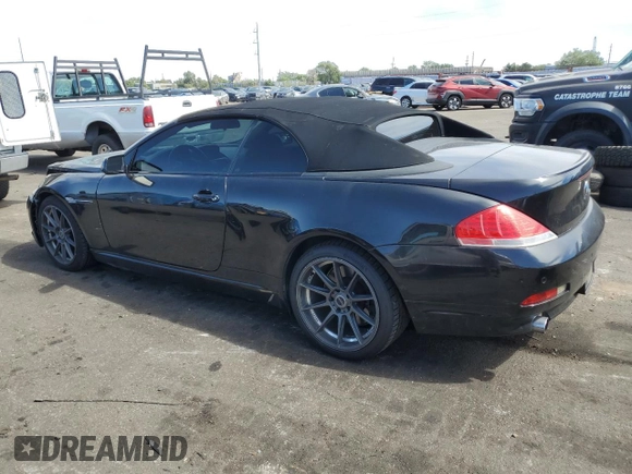 2005 BMW 6 Series 645Ci with VIN WBAEK73495B327903, listed as a Copart auction lot 69630094 with 150,559 mi miles and Salvage Title. Bid and sale history available at carsss.com. Image 2.