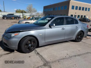 2007 BMW 5 Series 530xi with VIN WBANF73537CY17103, listed as a Copart auction lot 54019195 with 188,128 mi miles and Salvage title. Bid and sale history available at DreamBid. Image 1.