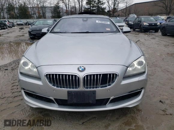 2013 BMW 6 Series 650i xDrive with VIN WBA6B4C54DD098240, listed as a Copart auction lot 47005005 with 108,974 mi miles and Clean Title. Bid and sale history available at carsss.com. Image 5.