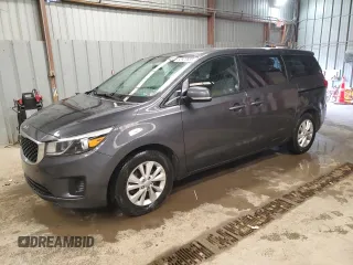 2017 Kia Sedona LX with VIN KNDMB5C17H6236067, listed as a Copart auction lot 52920885 with 131,299 mi miles and Salvage Title. Bid and sale history available at carsss.com. Image 1.