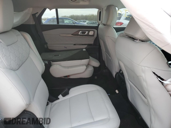 2025 Ford Explorer Platinum with VIN 1FMWK8HC5SGA65983, listed as a Copart auction lot 49856645 with 3,870 mi miles and Salvage title. Bid and sale history available at DreamBid. Image 11.