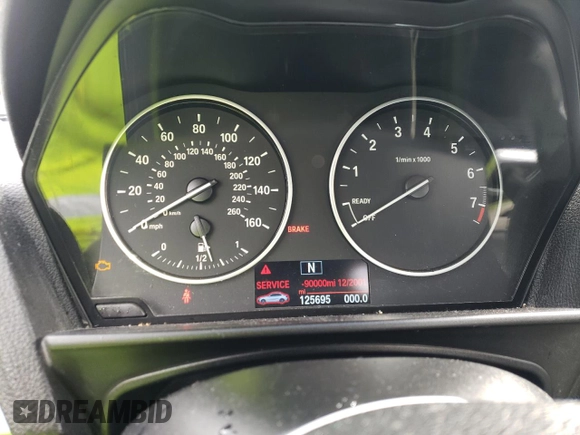 2015 BMW 2 Series 228i with VIN WBA1F5C57FV256927, listed as a Copart auction lot 41628804 with 125,695 mi miles. Bid and sale history available at carsss.com. Image 9.