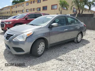 2019 Nissan Versa SV with VIN 3N1CN7AP9KL846638, listed as a Copart auction lot 55295965 with 89,972 mi miles and Salvage title. Bid and sale history available at DreamBid. Image 1.
