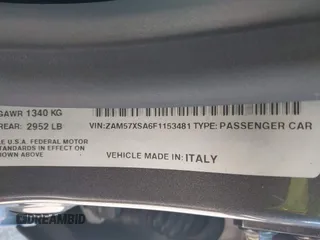 2015 Maserati Ghibli z VIN ZAM57XSA6F1153481, wystawiony jako IAAI lot #41694942 z przebiegiem 74 027 mil mil oraz . Historia ofert i sprzedaży dostępna na DreamBid. Obrazek 9.