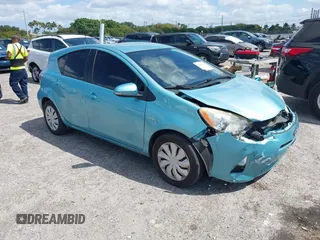 2013 Toyota Prius One with VIN JTDKDTB33D1051613, listed as a IAAI auction lot 42081513 with 97,101 mi miles. Bid and sale history available at carsss.com. Image 1.