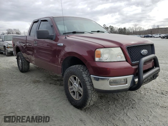 2005 Ford F-150 XLT with VIN 1FTPX14565FA16911, listed as a Copart auction lot 47700005 with 194,819 mi miles and Salvage Title. Bid and sale history available at carsss.com. Image 4.