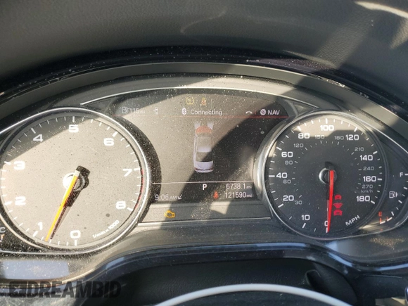 2012 Audi A8 with VIN WAURVAFD4CN023004, listed as a Copart auction lot 50181715 with 121,590 mi miles and Salvage title. Bid and sale history available at DreamBid. Image 9.