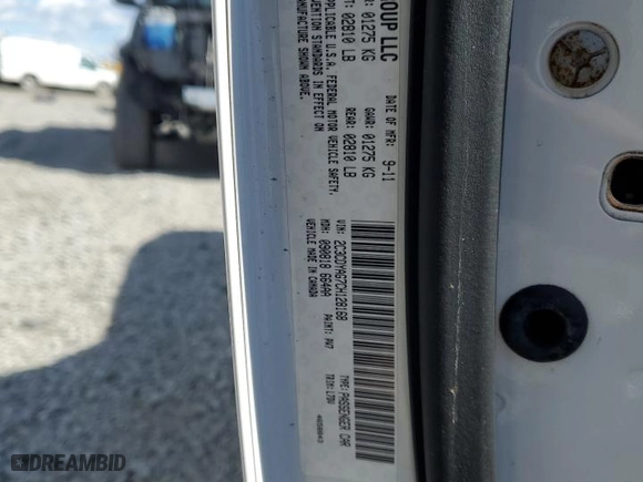 2012 Dodge Challenger SXT Plus with VIN 2C3CDYAG7CH128168, listed as a Copart auction lot 47273945 with 196,025 mi miles and Salvage Title. Bid and sale history available at carsss.com. Image 12.