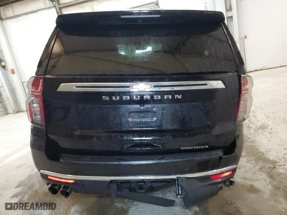2024 Chevrolet Suburban Premier with VIN 1GNSKFKD2RR212825, listed as a Copart auction lot 44986885 with 30,173 mi miles and Non Repairable. Bid and sale history available at carsss.com. Image 6.