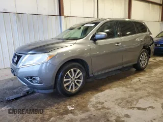 2015 Nissan Pathfinder SV with VIN 5N1AR2MM8FC640463, listed as a Copart auction lot 85324904 with 152,435 mi miles and Salvage Title. Bid and sale history available at carsss.com. Image 1.