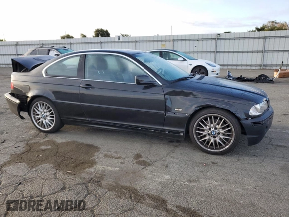 2002 BMW 3 Series 330Ci with VIN WBABN53432JU39421, listed as a Copart auction lot 72188204 with 67,439 mi miles and Salvage Title. Bid and sale history available at DreamBid. Image 4.