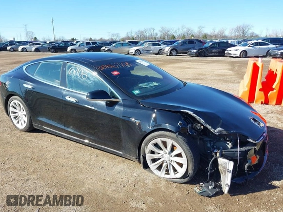 2016 Tesla Model S 90D with VIN 5YJSA1E22GF174301, listed as a IAAI auction lot 38867108 with 60,715 mi miles and . Bid and sale history available at DreamBid. Image 1.