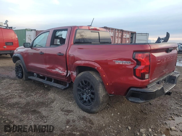 2023 Chevrolet Colorado 4WD Trail Boss with VIN 1GCPTEEK6P1199007, listed as a Copart auction lot 81426374 with Not Provided miles and Salvage Title. Bid and sale history available at carsss.com. Image 2.