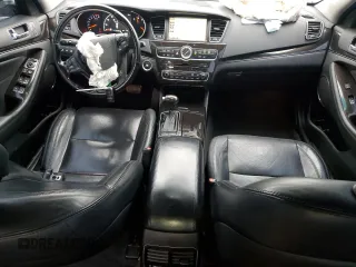 2015 Kia Cadenza Premium with VIN KNALN4D76F5191039, listed as a Copart auction lot 80936574 with 135,299 mi miles and Salvage Title. Bid and sale history available at carsss.com. Image 8.