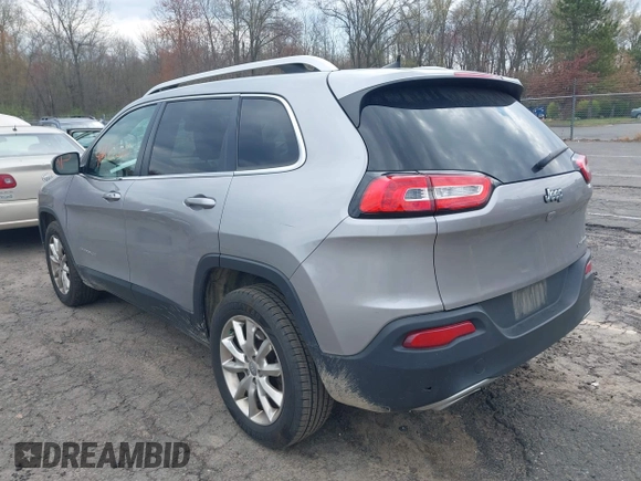 2016 Jeep Cherokee Limited with VIN 1C4PJMDS6GW252261, listed as a IAAI auction lot 42118550 with 164,846 mi miles and . Bid and sale history available at DreamBid. Image 3.