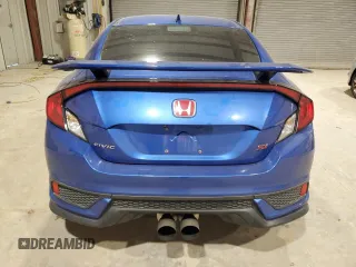 2018 Honda Civic Si with VIN 2HGFC3A58JH752704, listed as a Copart auction lot 43626265 with 125,929 mi miles and Salvage Title. Bid and sale history available at DreamBid. Image 6.