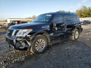 2020 Nissan Armada SL with VIN JN8AY2ND2LX015068, listed as a Copart auction lot 78689033 with 77,290 mi miles. Bid and sale history available at carsss.com. Image 1.