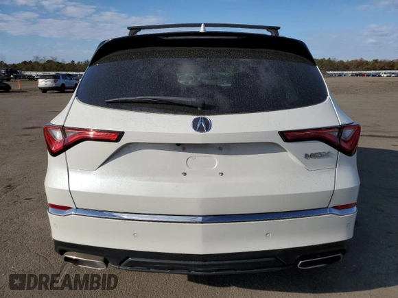 2022 Acura MDX w/Technology Package with VIN 5J8YE1H44NL014265, listed as a Copart auction lot 78062084 with 42,840 mi miles and Salvage Title. Bid and sale history available at carsss.com. Image 6.