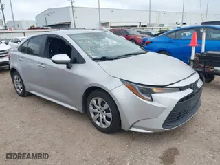 2024 Toyota Corolla LE with VIN 5YFB4MDE7RP089546, listed as a IAAI auction lot 40803836 with 25,080 mi miles. Bid and sale history available at carsss.com. Image 1.
